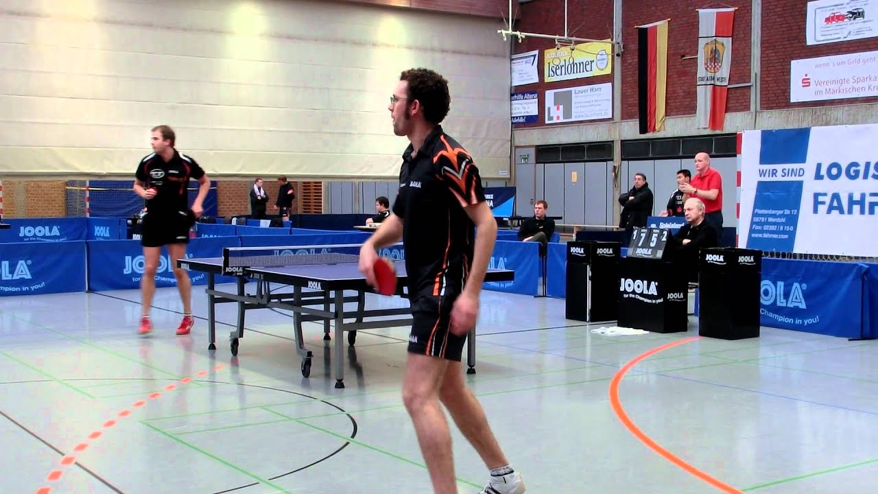 Pascal Tr&ouml;ger vs. J&uuml;rgens 4. Satz | TTC Altena ClubTV