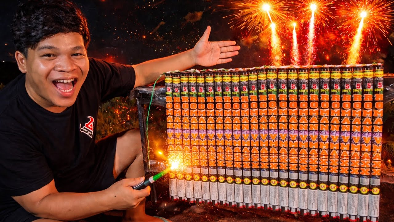 NYUMET MERCON ROMAN CANDLE RAKITAN 100 SHOT SPESIAL MALAM TAHUN BARU 2026!!! MANTAB