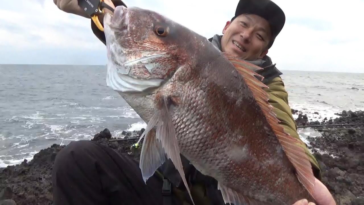 隠岐で鯛のメッカと呼ばれる磯でカゴ釣りしたら最後にまさかの大物がｗｗ