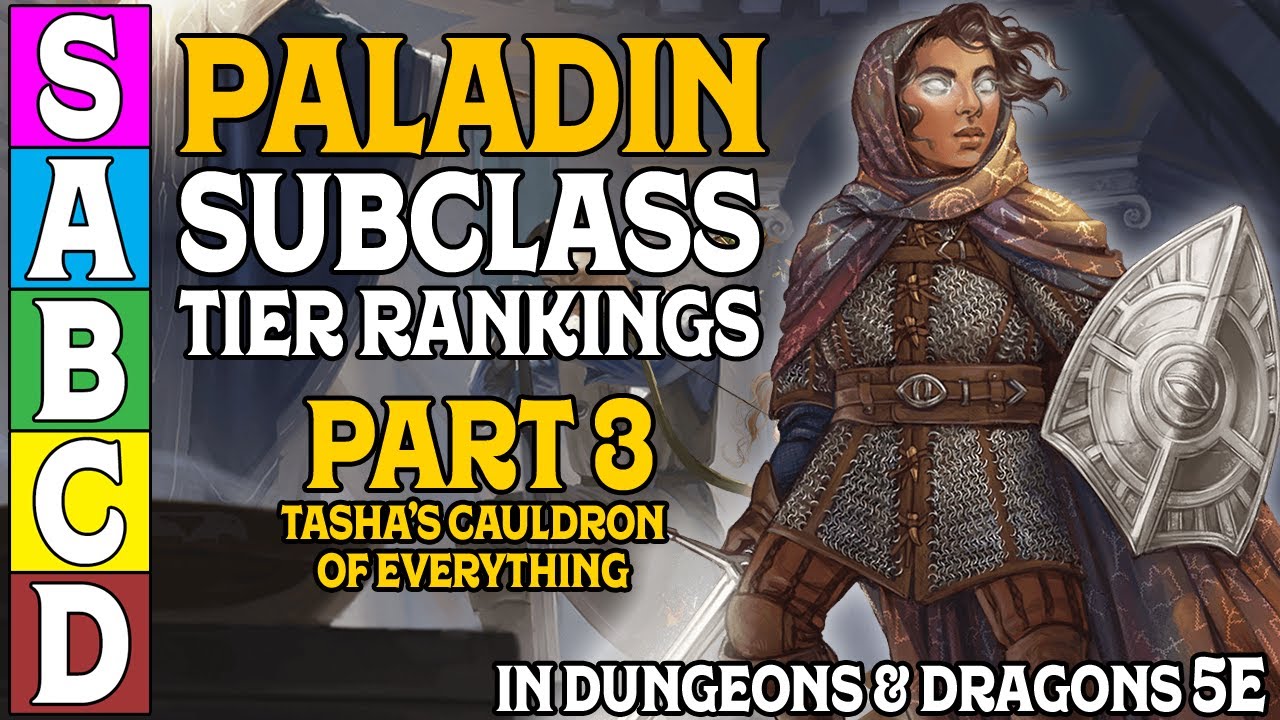 Paladin Subclass Tier Ranking (Part 3) in D&D 5e