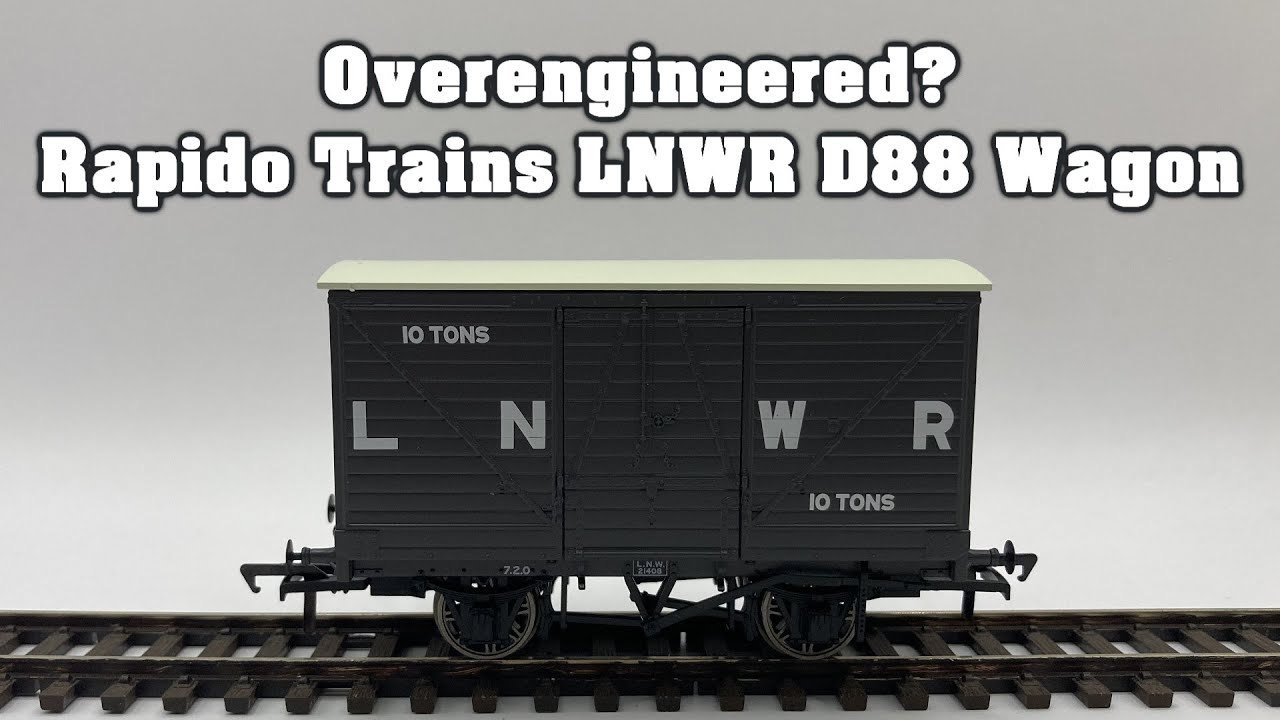 Overengineered? Rapido Trains LNWR D88 Box Wagon Unboxing & Review