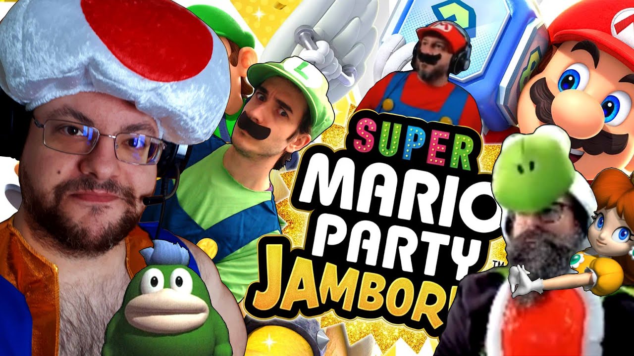 Eric, Pazos, Doc y Rangu SE TRAICIONAN en Mario Party Jamboree