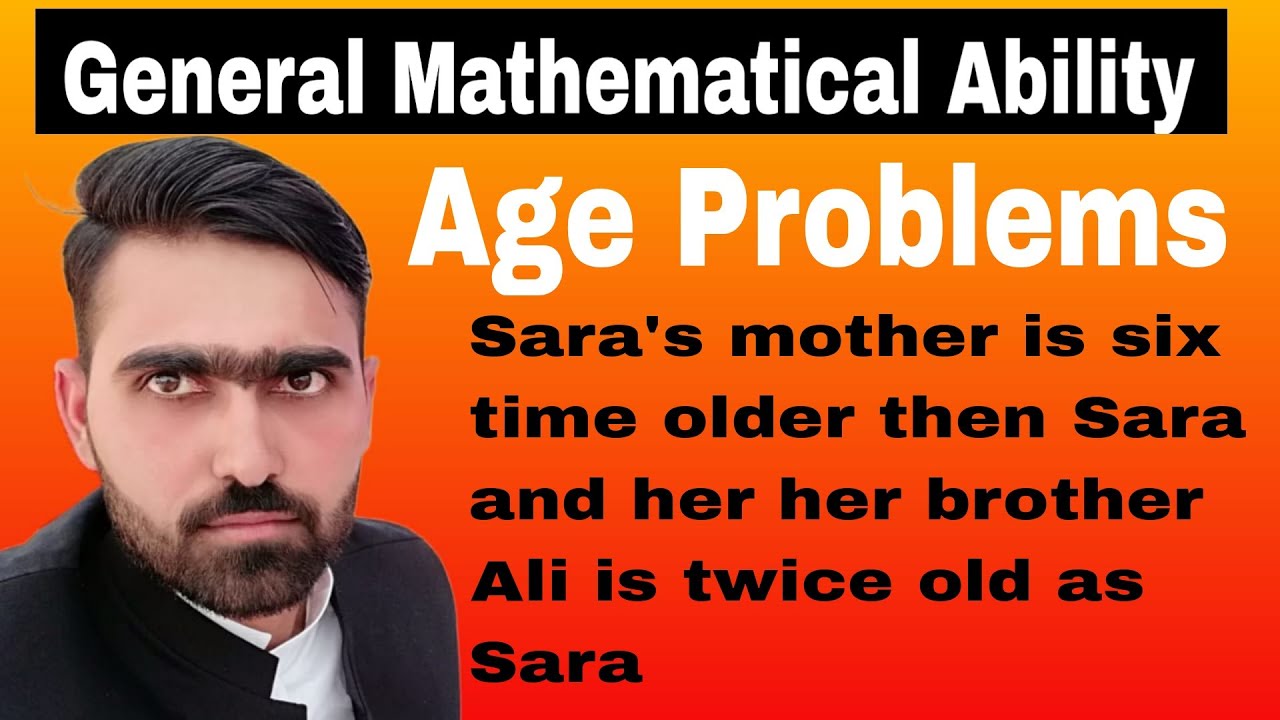 General Ability # 71 I Age  Problems | Equation related age problems