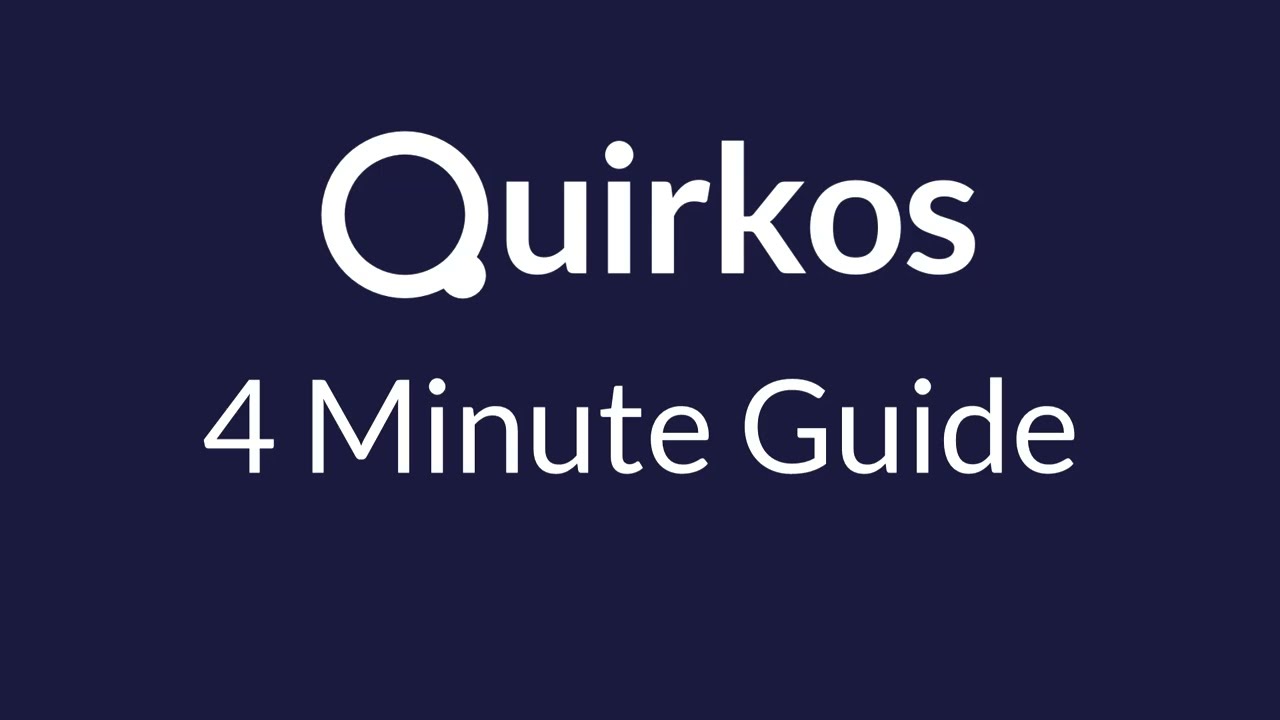 Quirkos Web - 4 minute tutorial