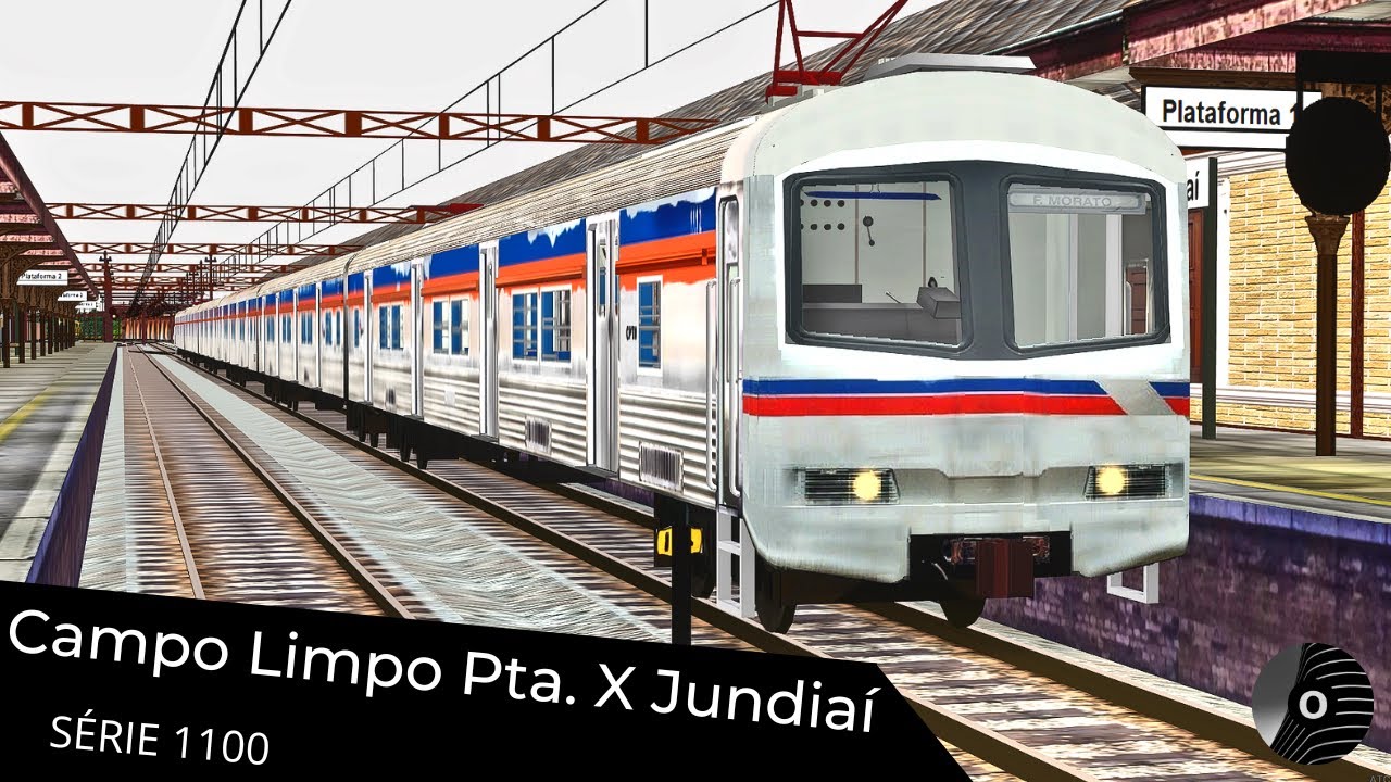 OpenBVE - CAMPO LIMPO PAULISTA x JUNDIAÍ com o TUE SÉRIE 1100 da CPTM! Linha 7 Rubi