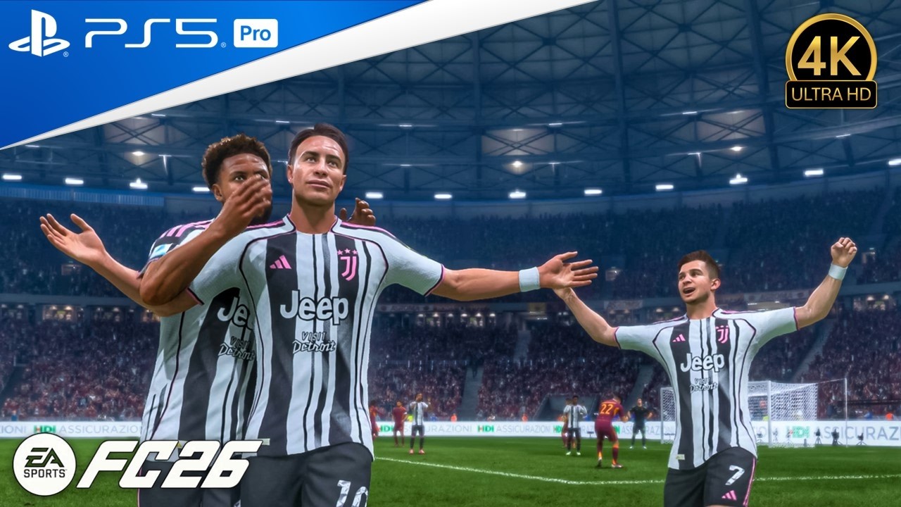 FC26 | Roma VS Juventus | Serie A 25/26 | PS5 Pro | 4K Ultra HD