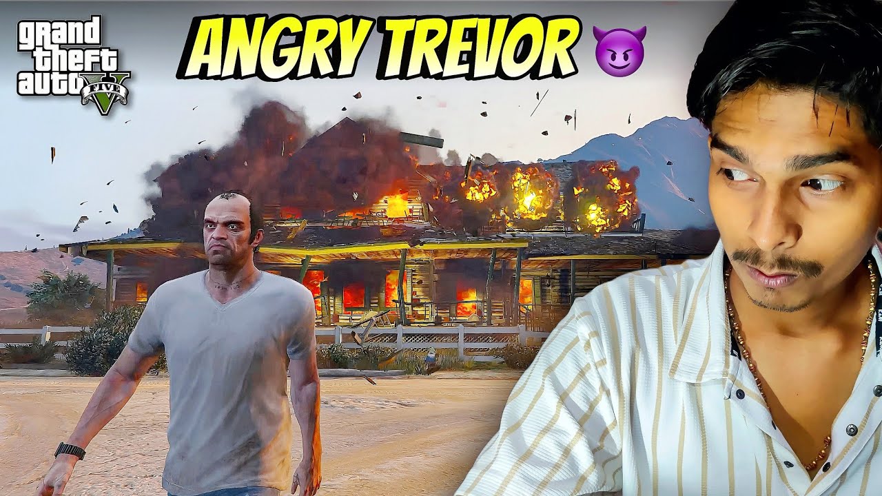 Trevor Destroys Everything 🔥 | GTA 5 Mission 18 Crystal Maze | Gujarati Gameplay