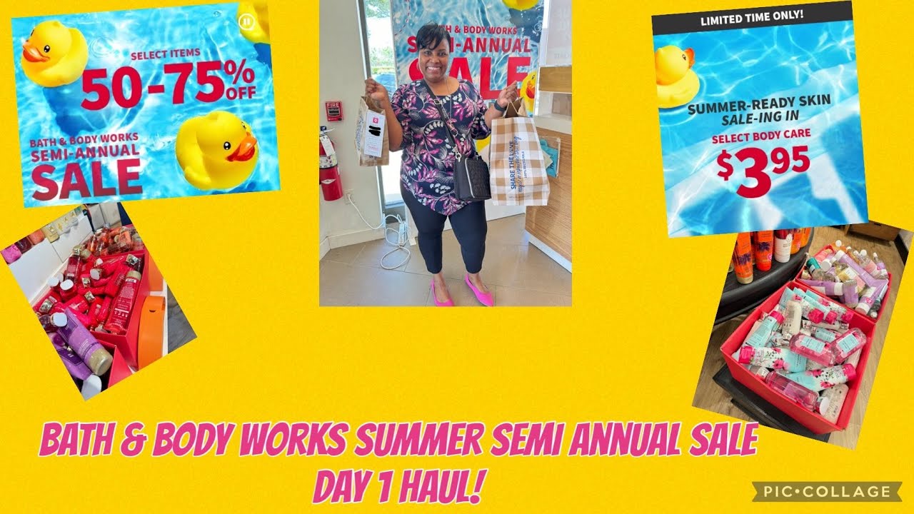 Bath & Body Works Semi Annual Sale Day 1 Haul!
