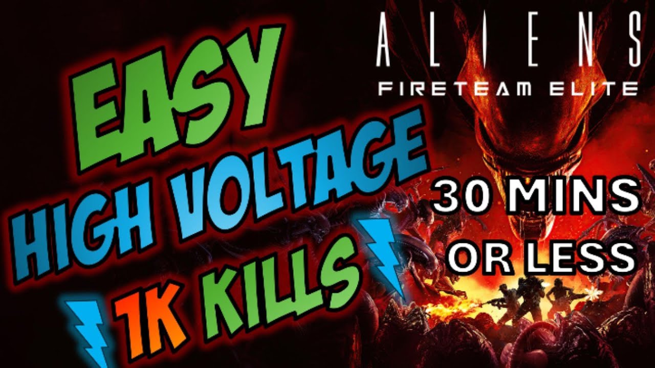 ALIENS Fireteam Elite: ЛЕГКО получить трофей High Voltage, 1000 убийств электричеством за 30 мину...