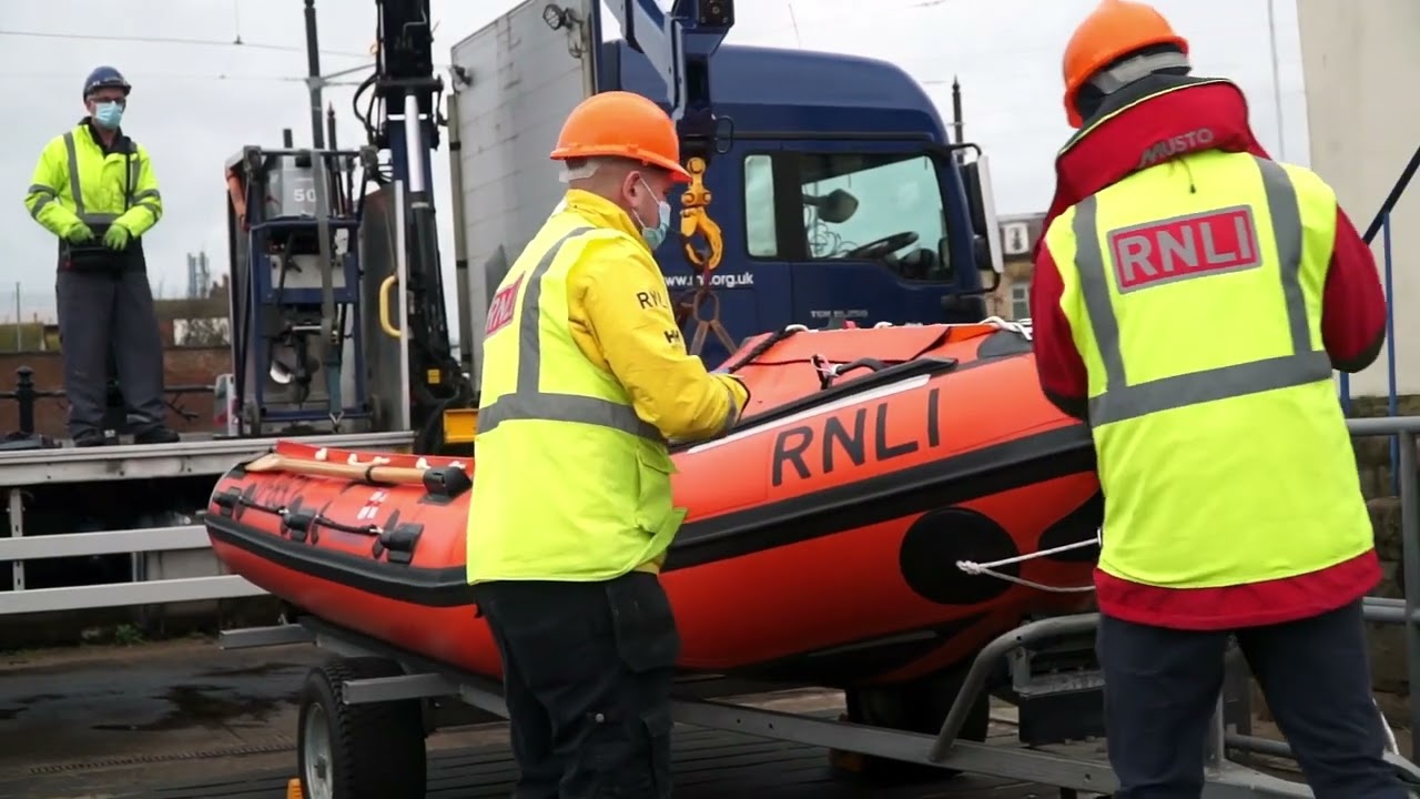 RNLI Fleetwood, new D-Class Lifeboat 23/02/2021