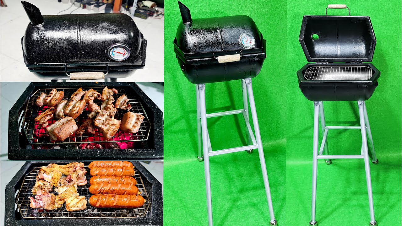 How to make a mini Barrel Barbecue BBQ at home