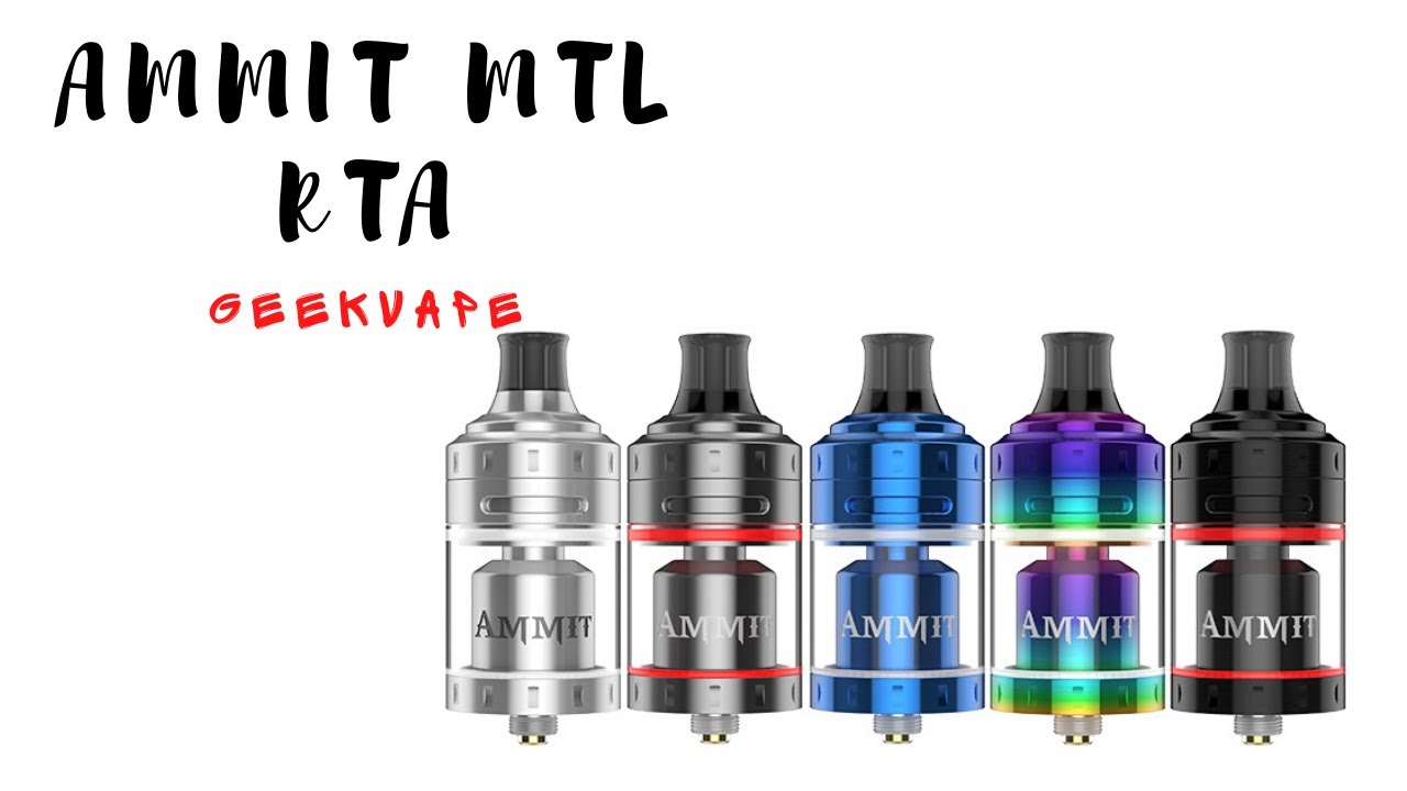 обзор GeekVape Ammit MTL RTA  установка койлов и укладка ваты