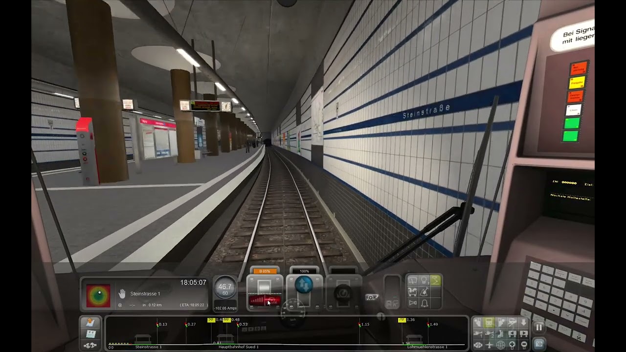 Train Simulator Classic - U1 Hamburg - Stephansplatz to Farmsen P1