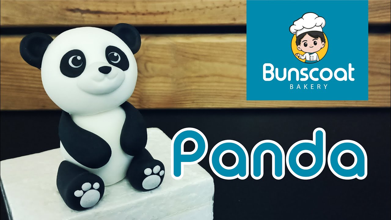How to make a Panda using fondant