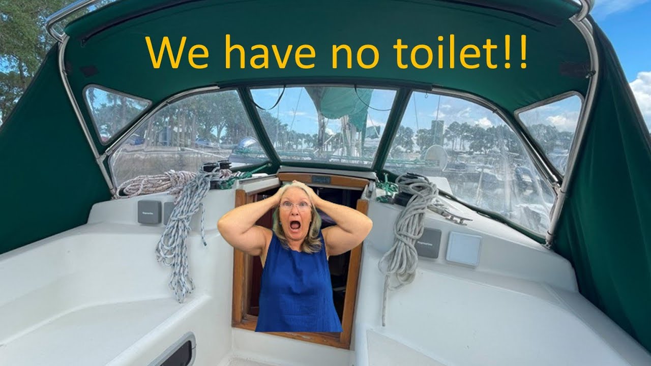 What do you do when the toilet stops working on a long boat trip?