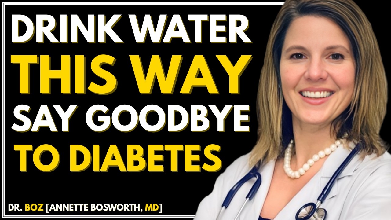 How Seniors Should Drink Water to Support Blood Sugar & Diabetes Health Doctor Explains | Dr. Boz