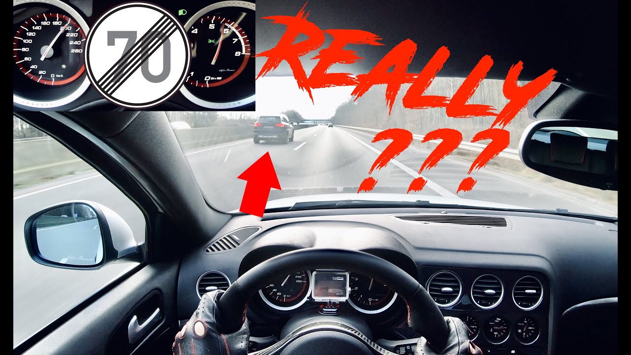 ALFA ROMEO 159 TBI POV ||| AUTOBAHN UNCUT ||| INTERIOR SOUND ||| SPEED ||| TUNNEL RUN ||| DOWNPIPE