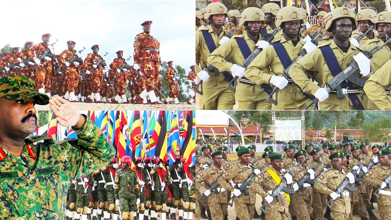 WOW!! UPDF WELL TRAINED ARMY PARADE SKILLS AT 45TH TAREHE SITA, CREDIT GEN.MUHOOZI!!!