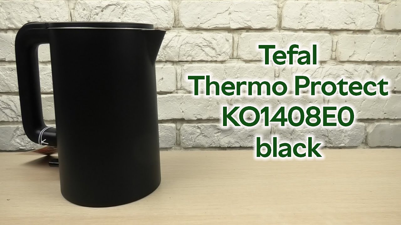 Розпаковка Tefal Thermo Protect KO1408E0 black