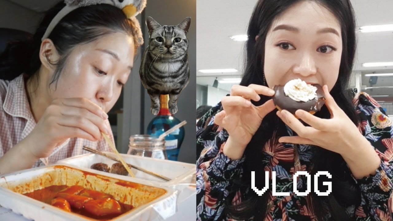 [먹방 브이로그] 송주불냉면으로 까르보불닭볶음면🌶불금에 미쳤더니 진짜 불남🔥스피닝뽕에 취한 주말🚴‍♀