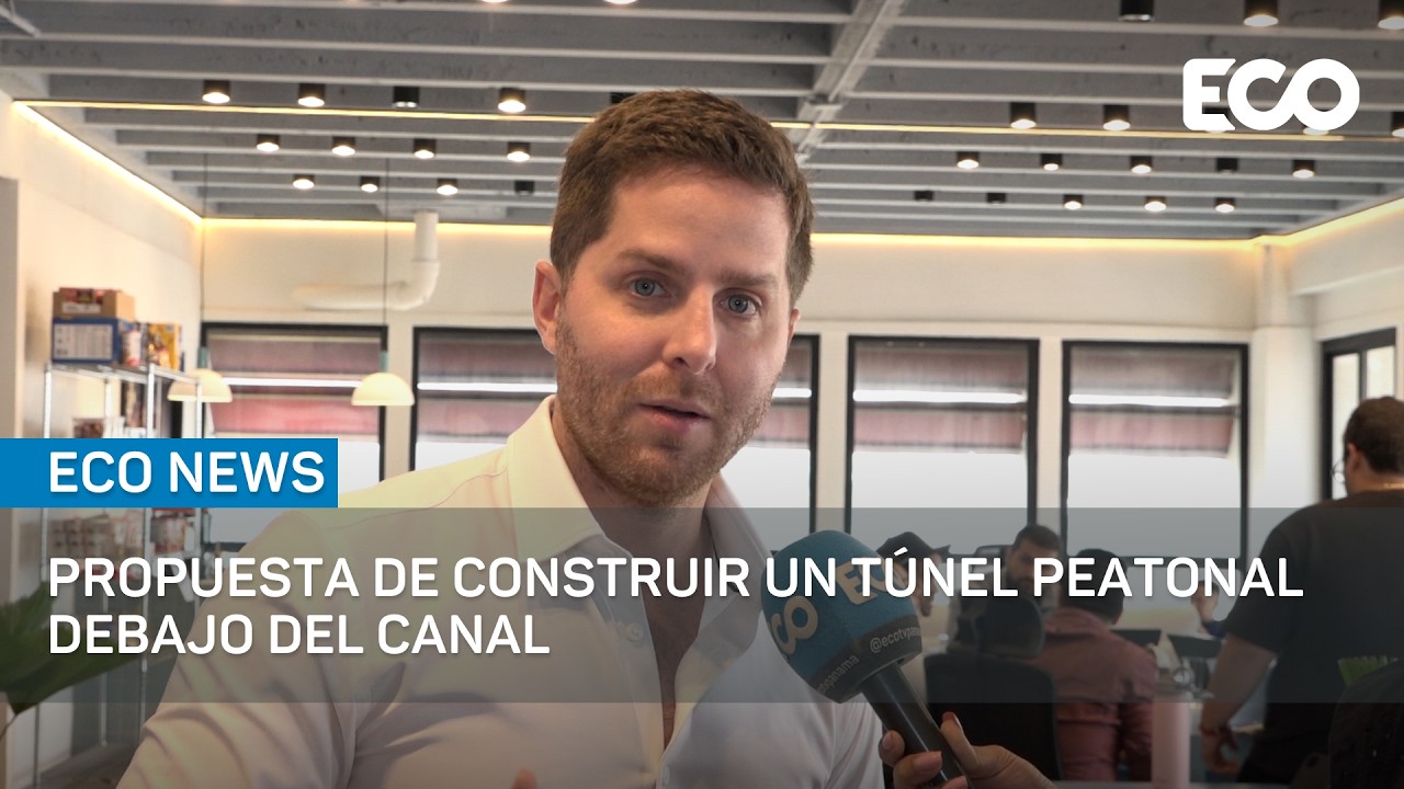 Propuesta de construir un túnel peatonal debajo del Canal de Panamá | #EcoNews