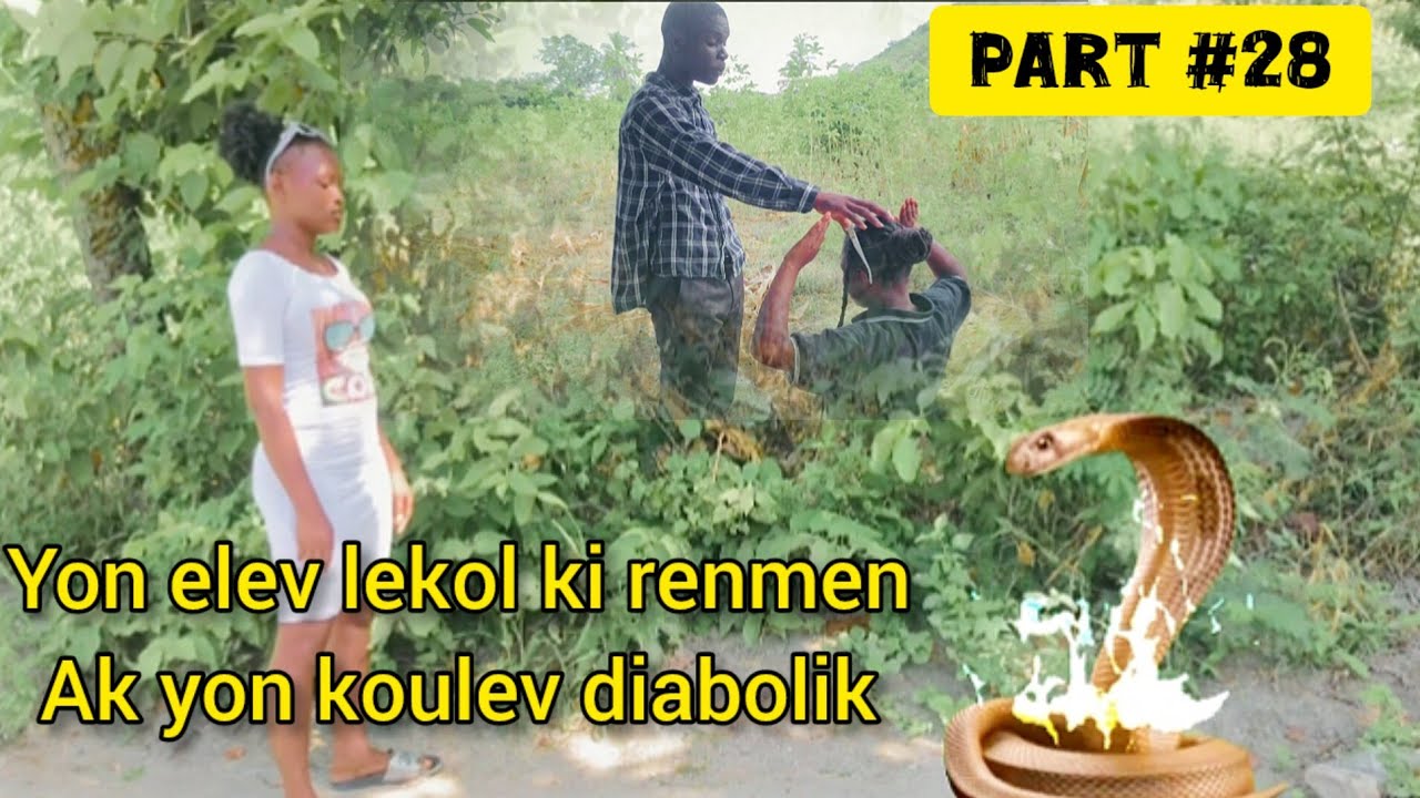 yon elev lekol ki renmen Ak yon koulev diabolik (PART #28)Anmweyyy Linda konvèti,feray kouri pou li