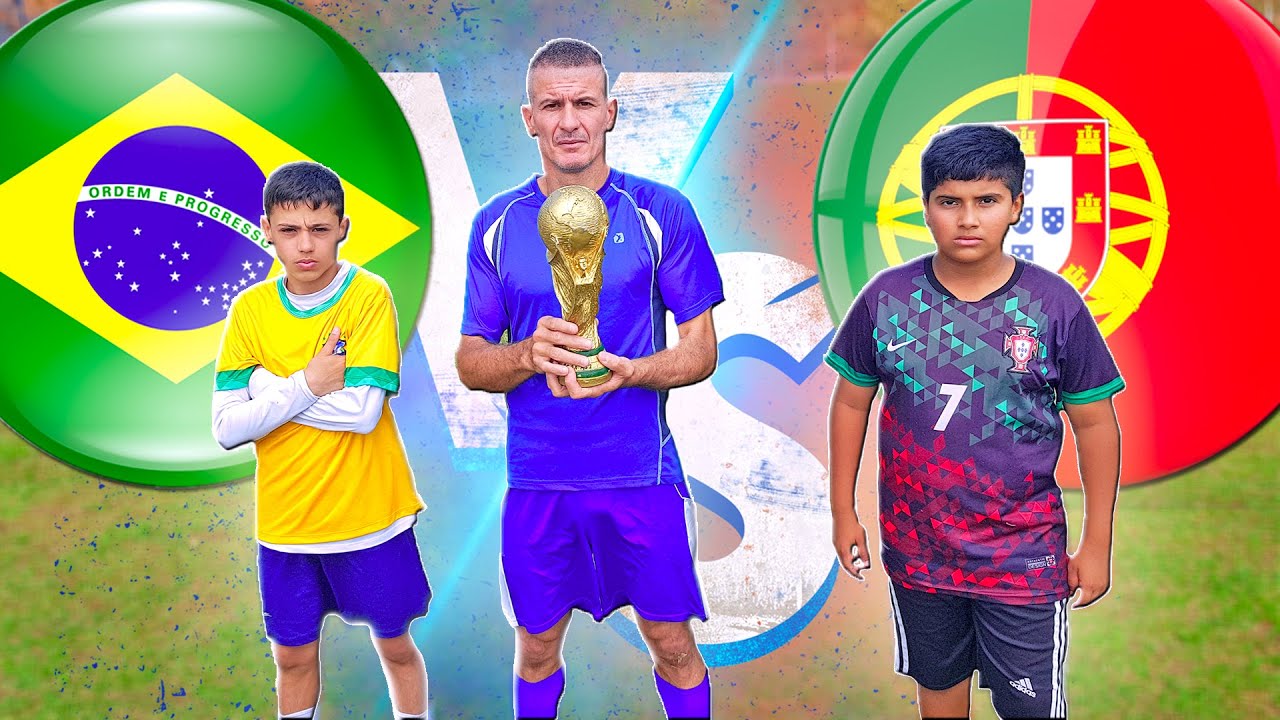 PRIMEIRO JOGO DA COPA DO MUNDO * Brasil x Portugal * Gigante fez a estreia na copa do Mundo
