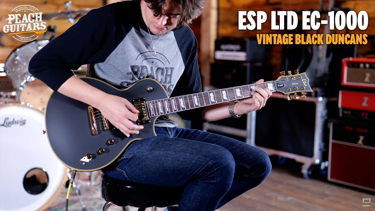 No Talking...Just Tones | ESP LTD EC-1000 Vintage Black Duncans