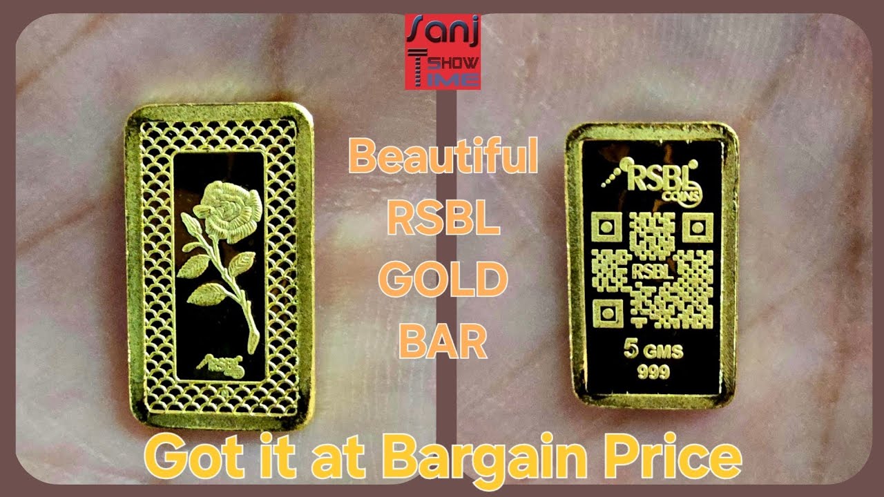 RSBL Gold Bar bought ‎@flipkart   took max advantage of Big Billion Days Discount 