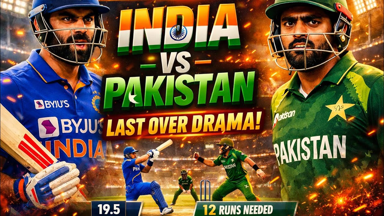 IND vs PAK Last Over Thriller in Cricket 26 🏏🔥 | Insane Finish! l Fiver 