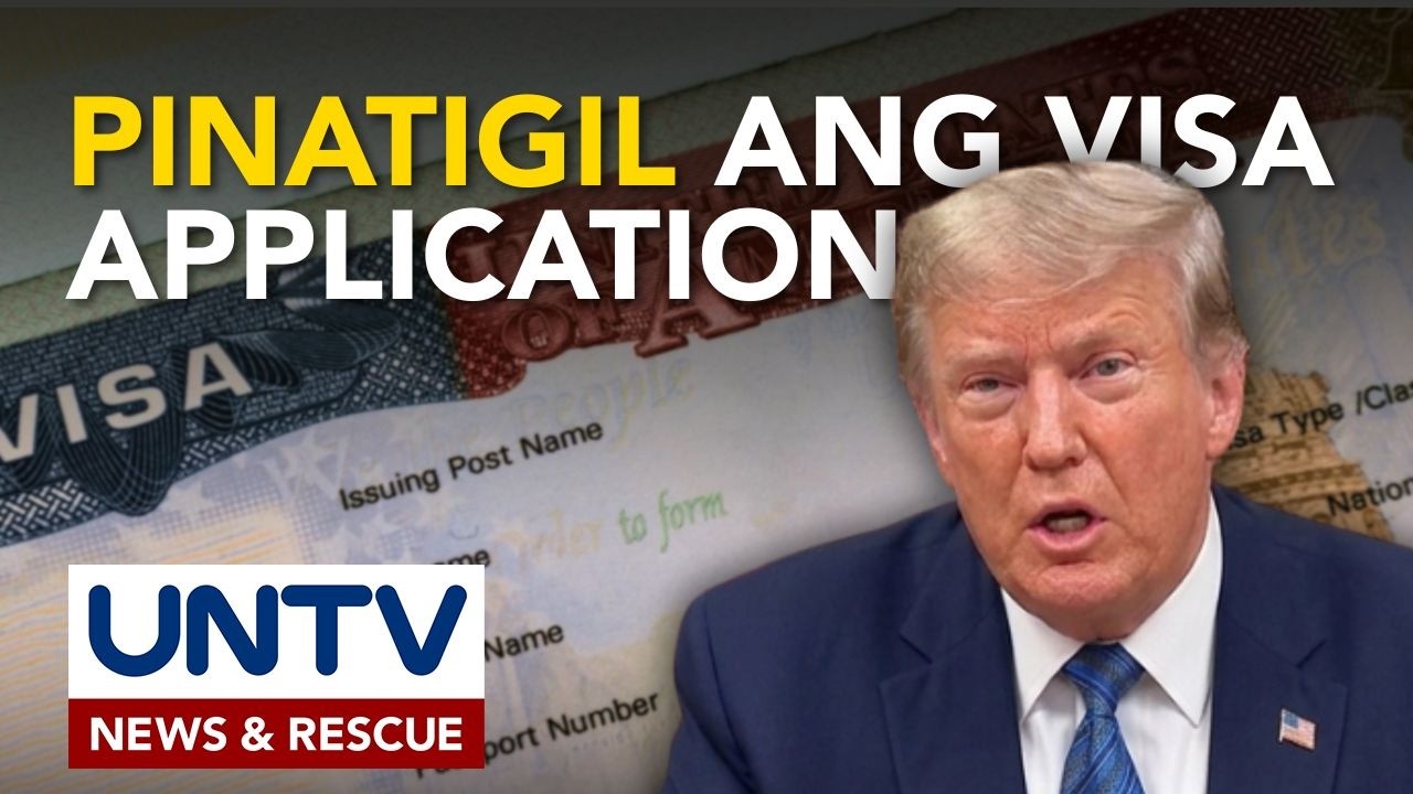 US visa application sa buong mundo, ipinatigil ni US Pres. Trump; interviews, kanselado rin