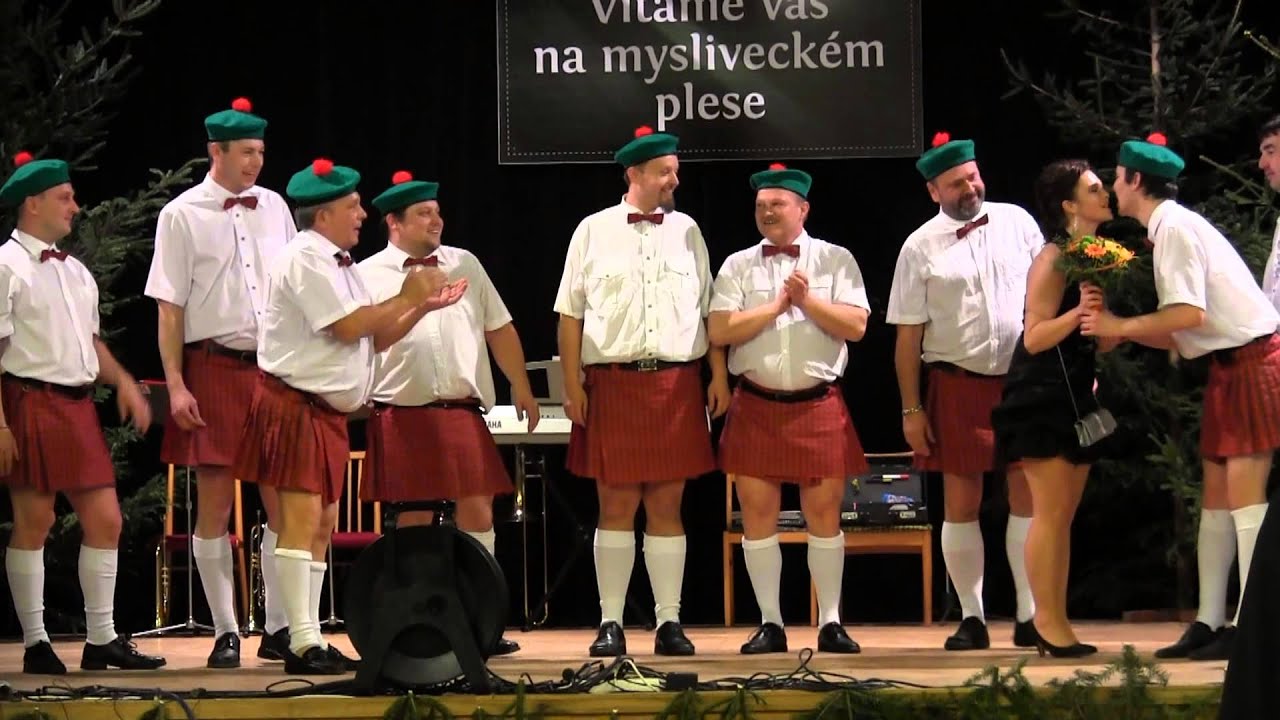 překvapení myslivců - Myslivecký ples Nesovice, leden 2015
