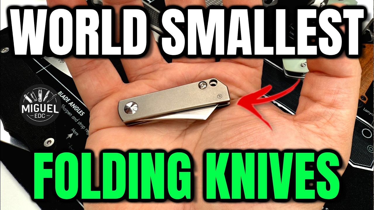 Are These The World's SMALLEST Folding Knives?! - KeyUnity KK00 and KK10XS