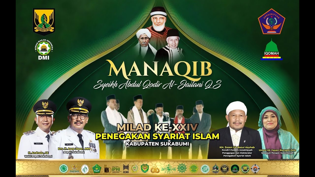 Live - Majelis Manaqib Syeikh Abdul Qodir Al-Jailani Q.S. di Pondok Pesantren Azzainiyyah (Muharram)