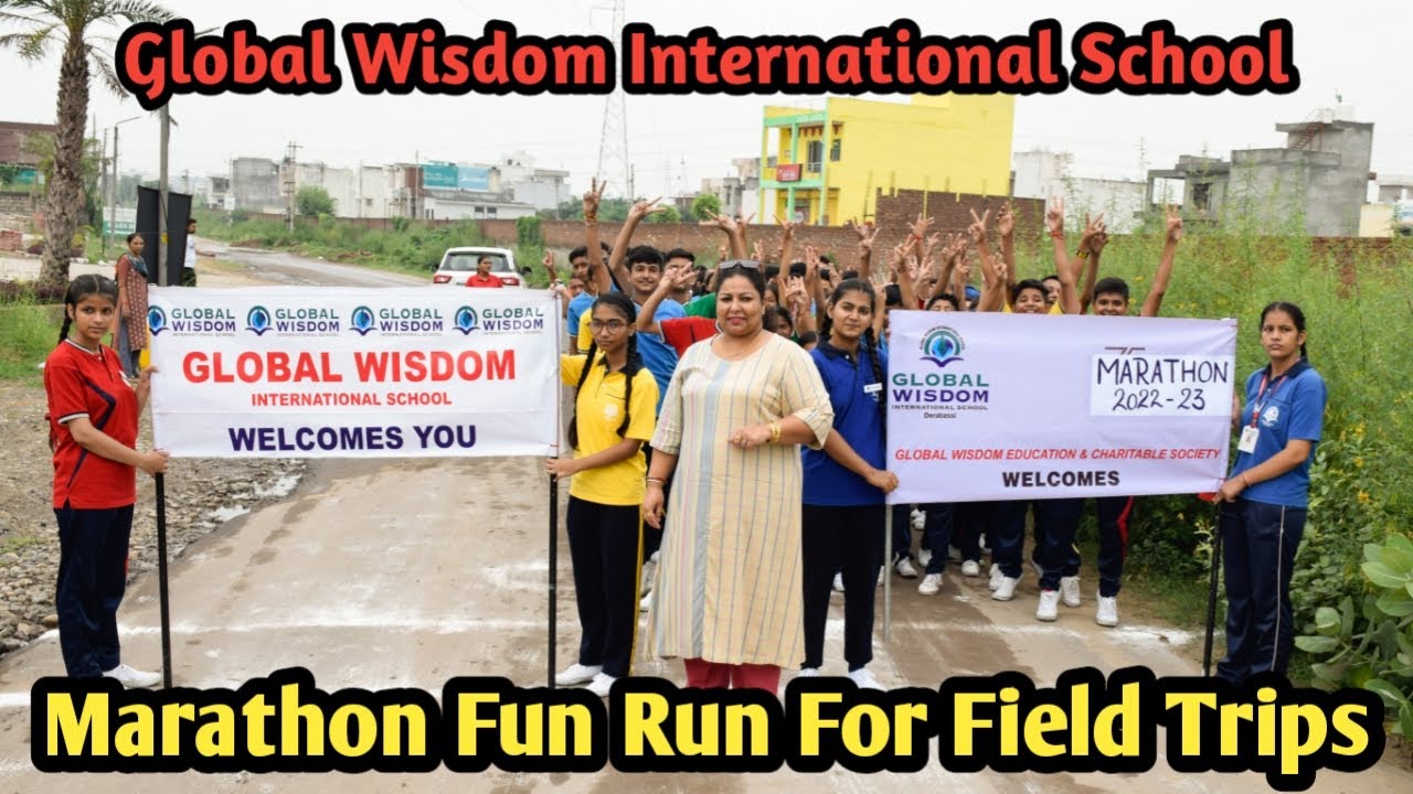 Global Wisdom International School | Marathon Fun Run For Field Trips | Hum Fit To India Fit |
