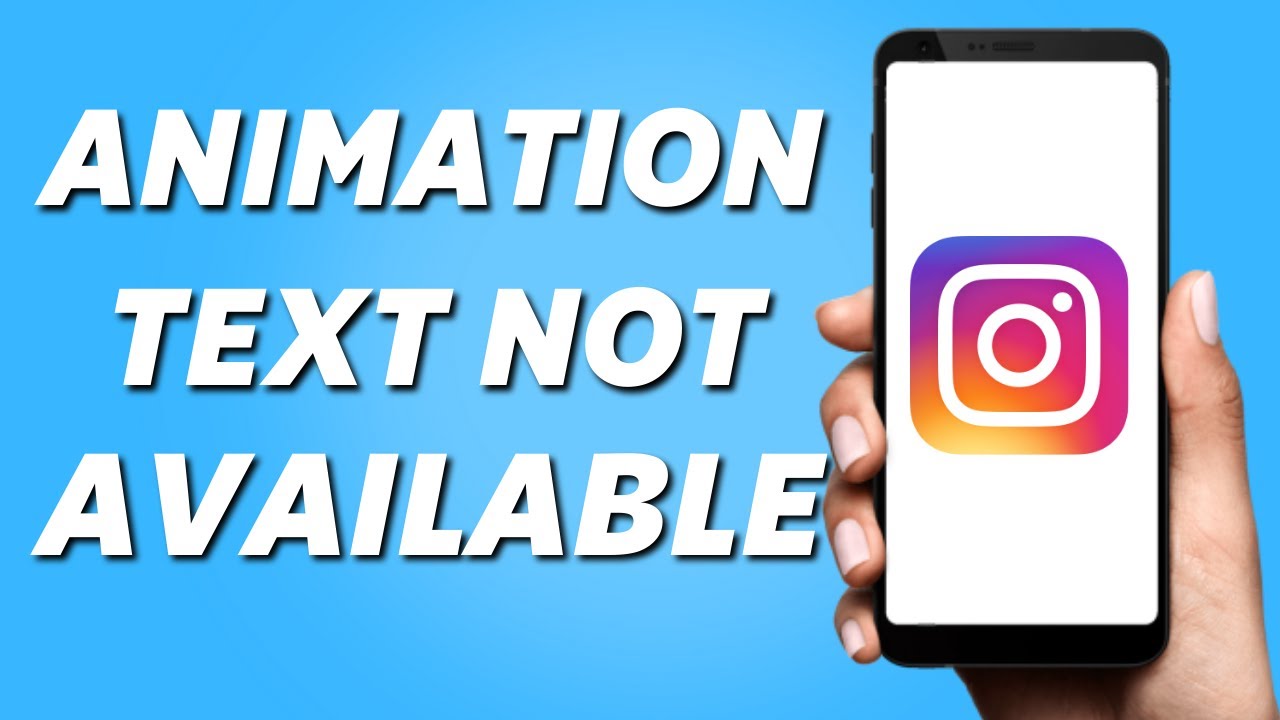 How to Fix Animation Text Instagram Story Not Working! (PROBLEM SOLVED)