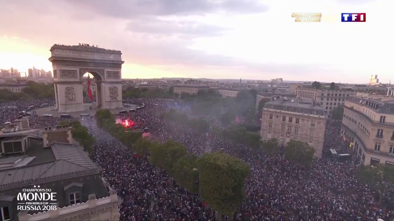 Le Journal 15 juillet champs elysée TF1 coupe du monde