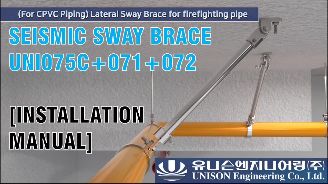 [Installation Manual] Lateral Sway Brace for CPVC pipe_UNI075C+071+072