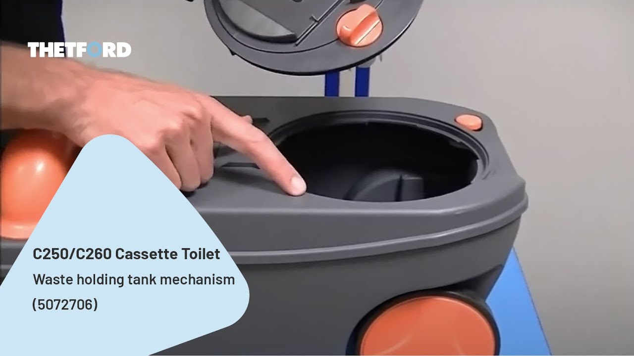 C250/C260 | Waste holding tank mechanism (5072706) | Cassette toilet | THETFORD repair instructions