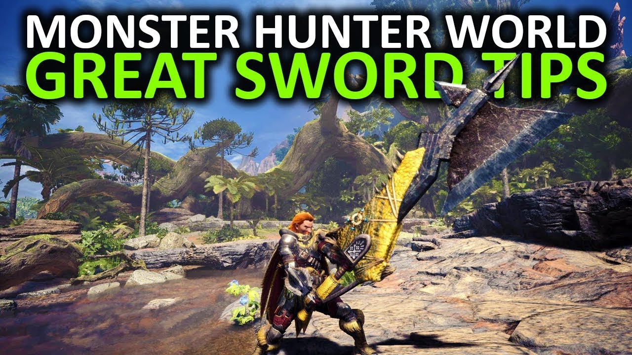 Советы по игре в Monster Hunter World Great Sword