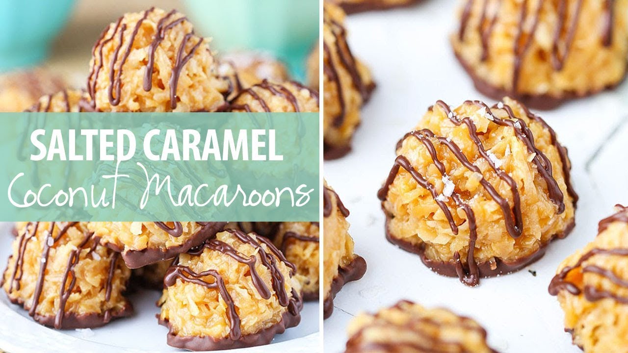 Salted Caramel Coconut Macaroons