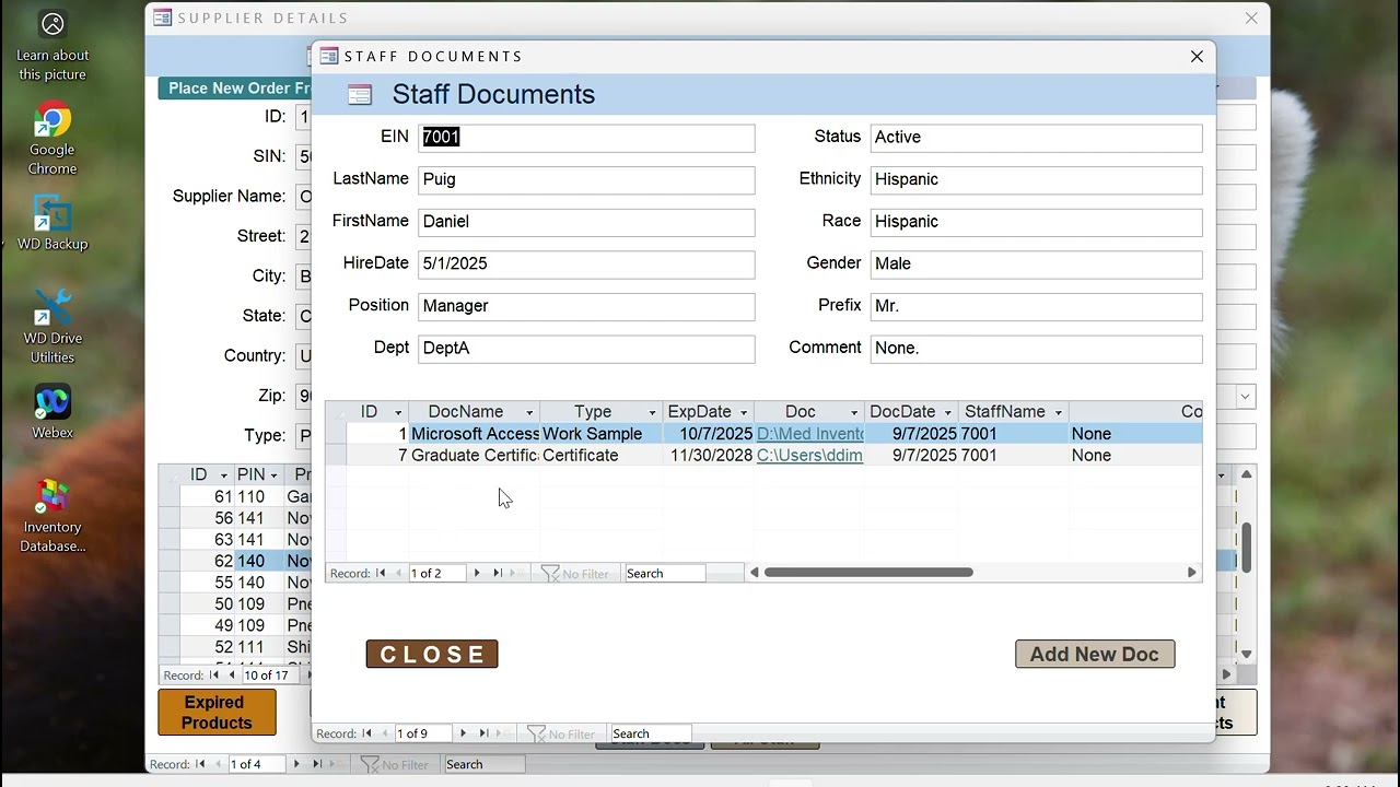 Customizable Inventory System With Invoice,  Alerts, And Controlled Access (Level 3 Access)