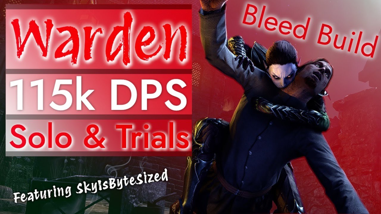 ESO Stamina Warden: Bleed Build | DPS для соло и испытаний U41