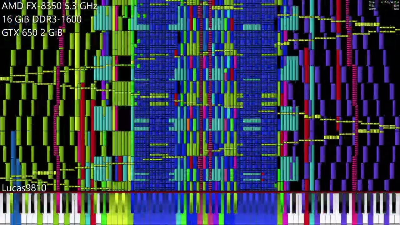 [Black MIDI] 5.3GHz FX-8350 vs 9KX2