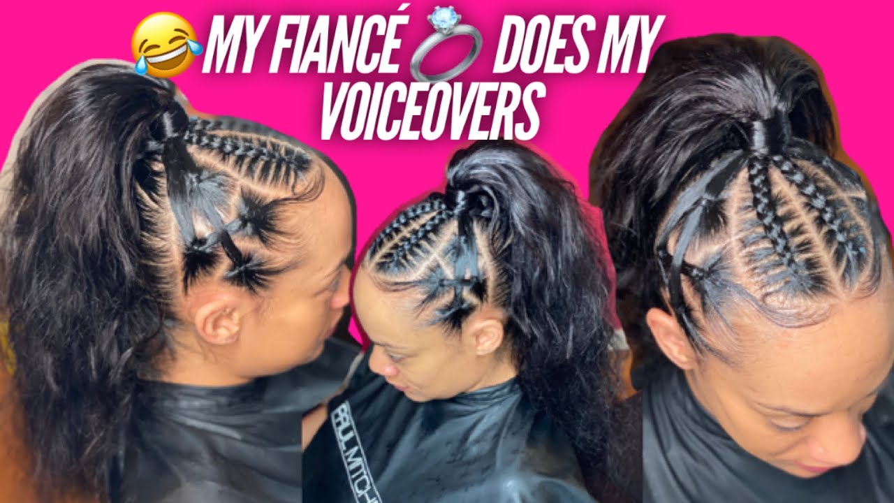 My Fiance Does My Voiceovers| Heatless Sleek Rubberband Ponytail