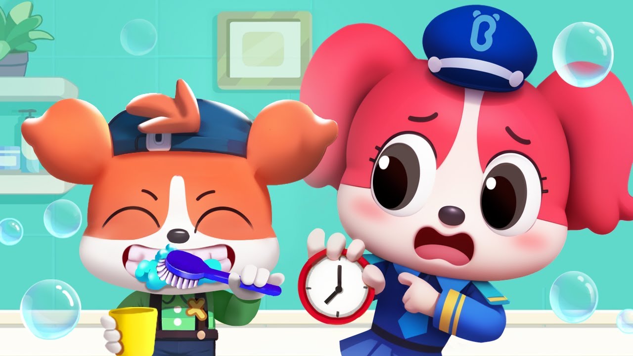 Pertama Kali Pergi ke Sekolah Sendiri | Tips Keamanan | Kartun Anak-anak | Kepala Polisi Labrador