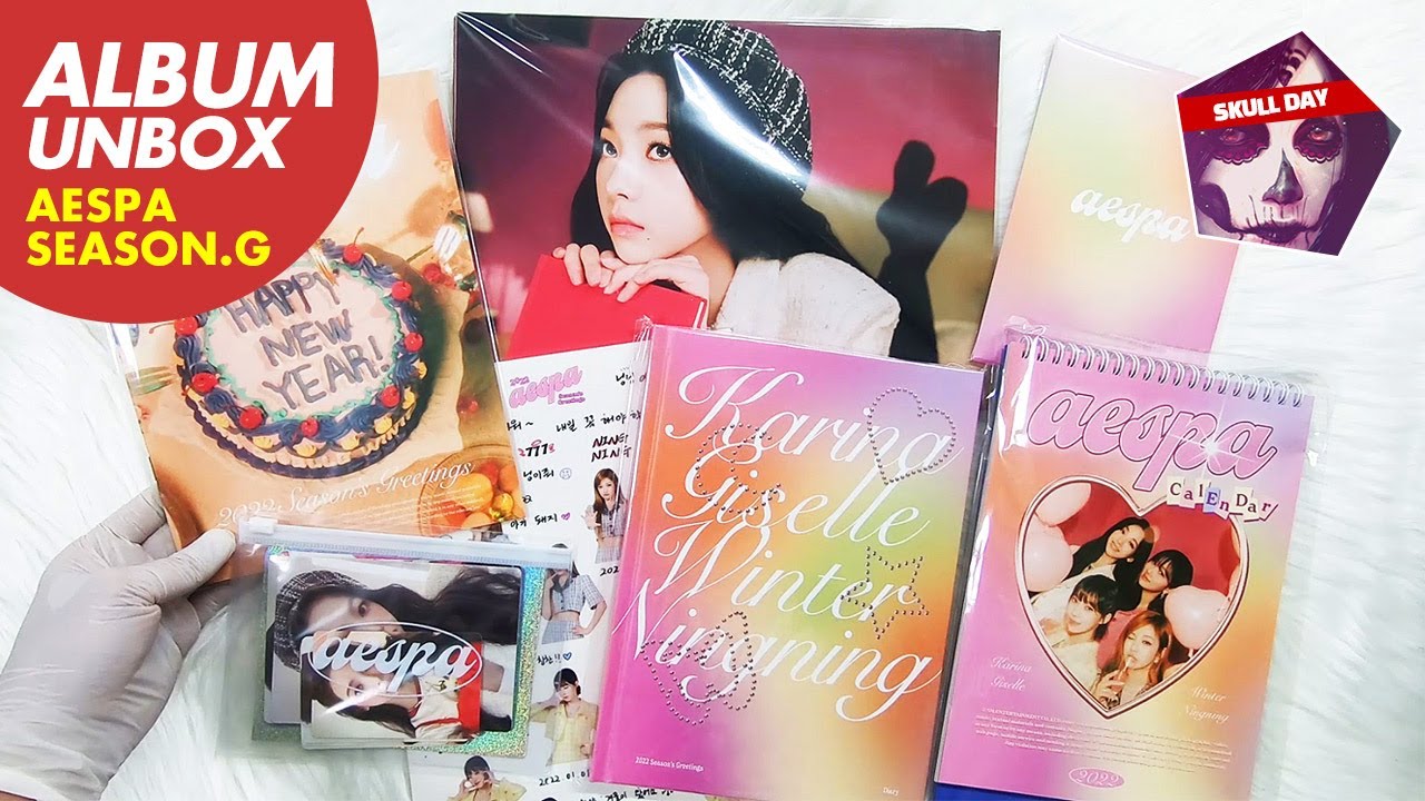 🌸UNBOXING AESPA 2022 SEASONS GREETINGS 🌸Goods Album Reaction 에스파 2022 시즌그리팅 언박싱 개봉기