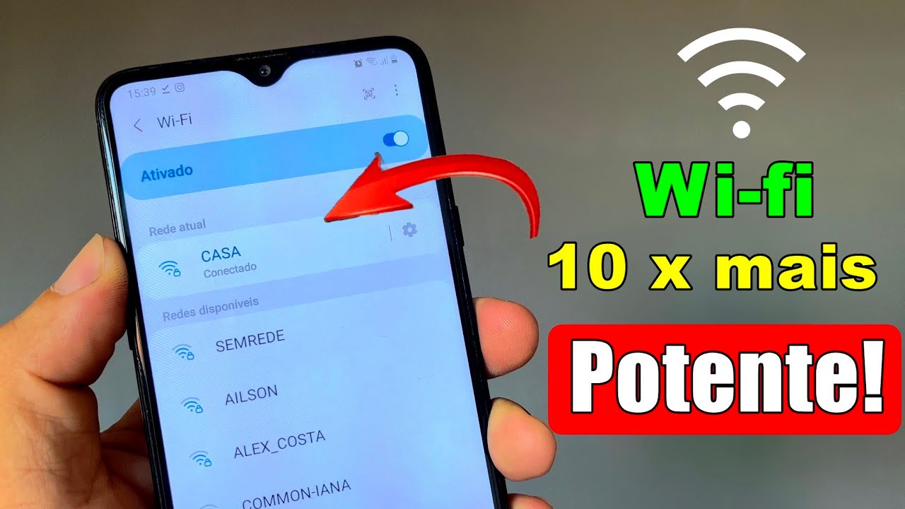 Como Aumentar o SINAL WI-FI no Celular para POTÊNCIA MÁXIMA!