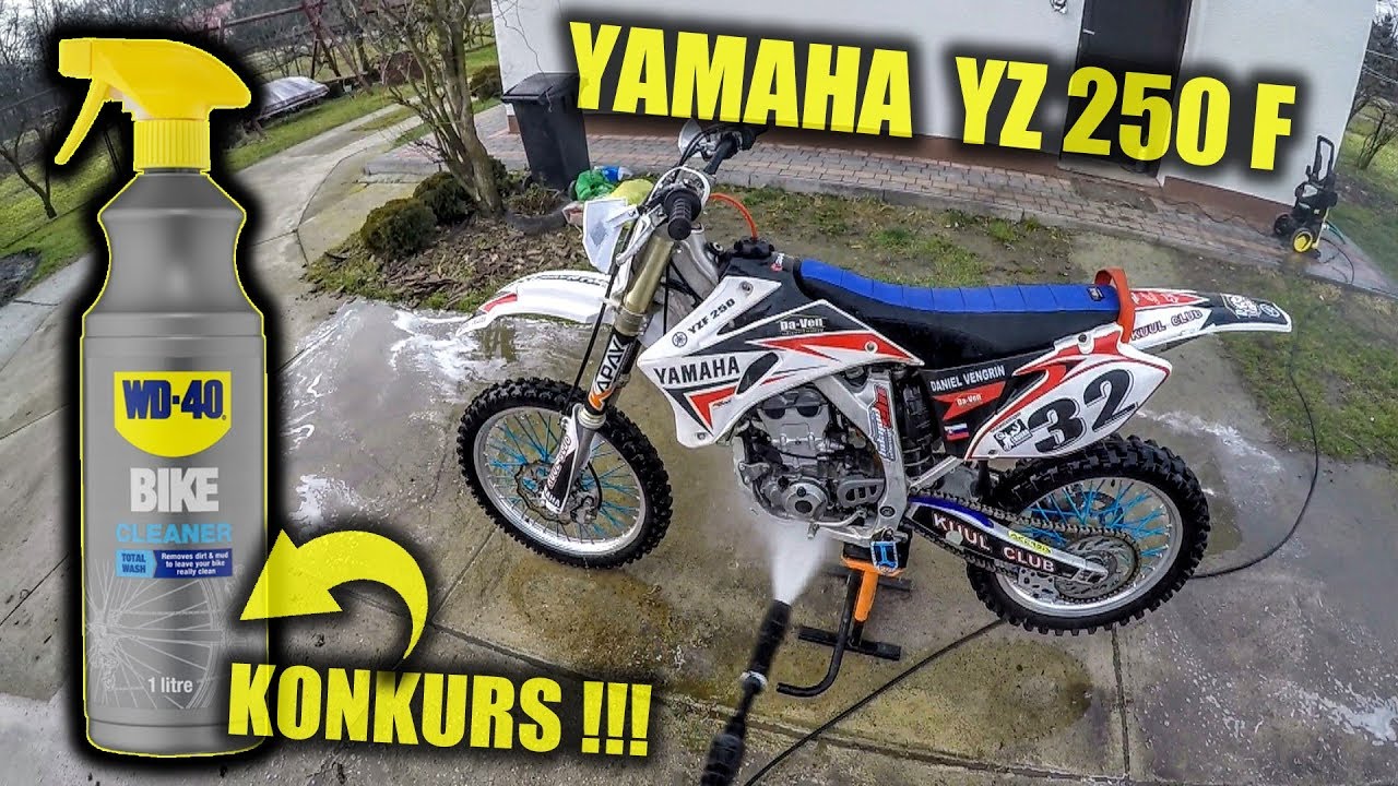 🚿CZAS UMYĆ YAMAHE YZ 250 F | WD-40 | KONKURS🎁
