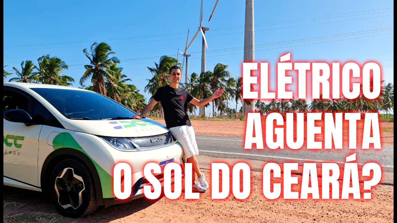 Viajamos com carro elétrico de Fortaleza a Jericoacoara: será que dá?